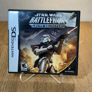 Nintendo Star Wars Battlefront Elite Squadron DS Case Manual Lethal Alliance